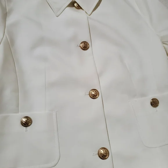 Zara Gold Button Jacket Size L - Picture 7 of 10